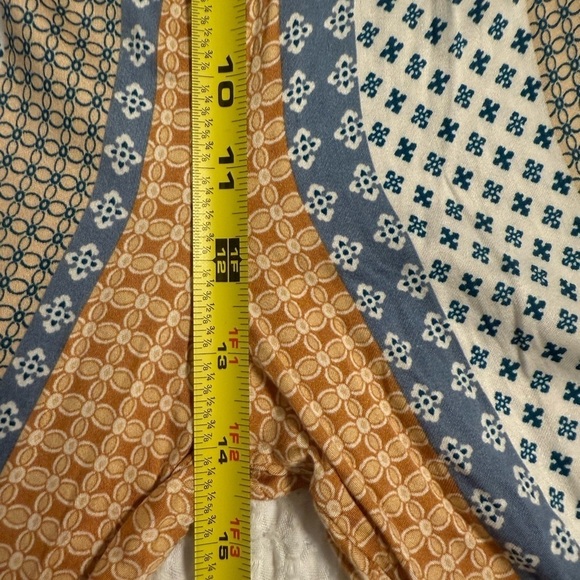 Dress Up Bohemian Wide Leg Pants Colored stripes Size Large - Picture 6 of 7